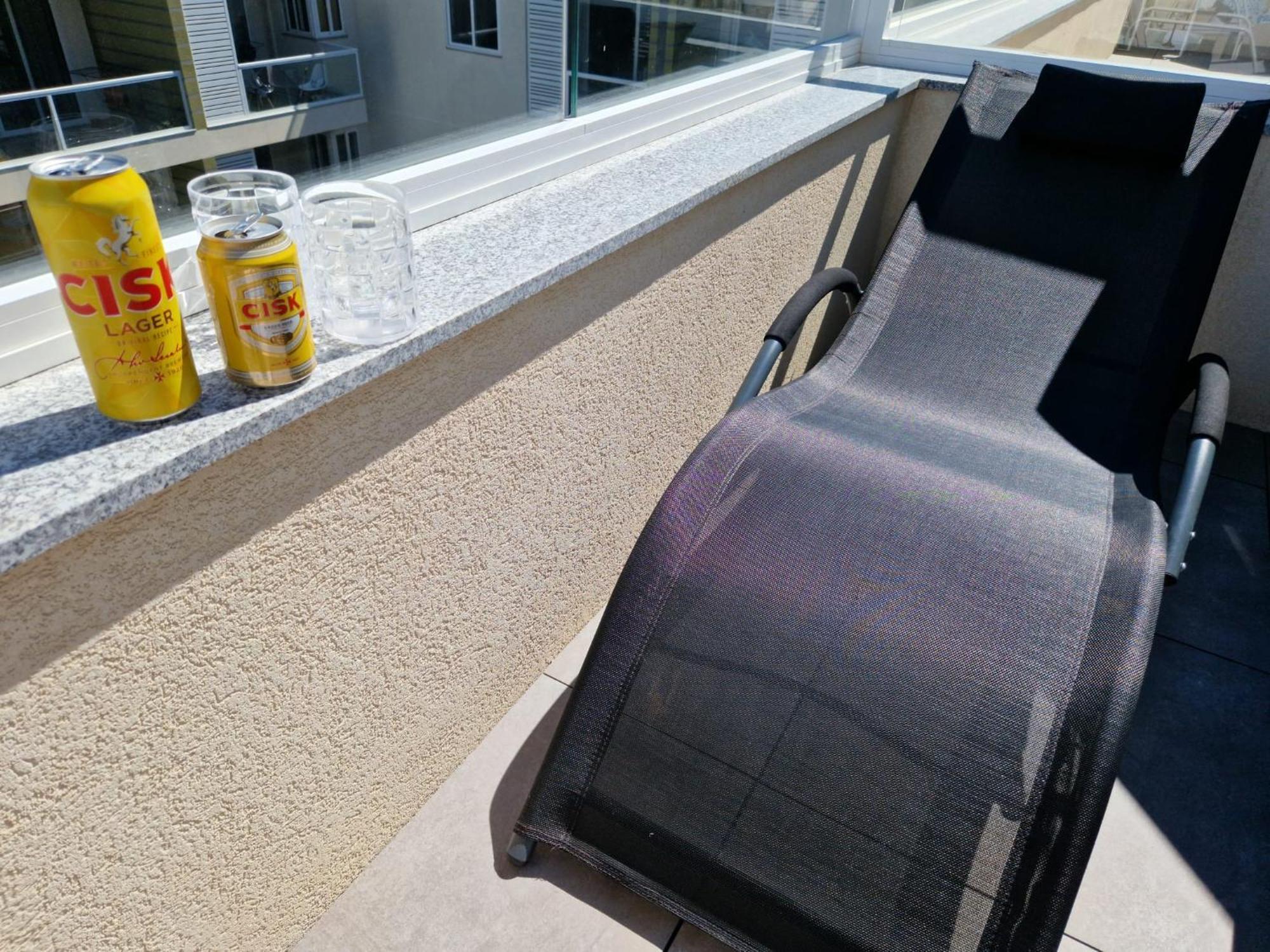 Sea View New Penthouse Terrace & Garage Parking Leilighet San Pawl il-Baħar Eksteriør bilde