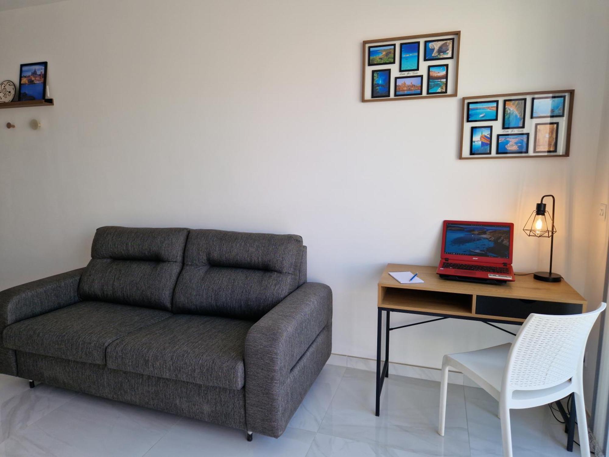 Sea View New Penthouse Terrace & Garage Parking Leilighet San Pawl il-Baħar Eksteriør bilde