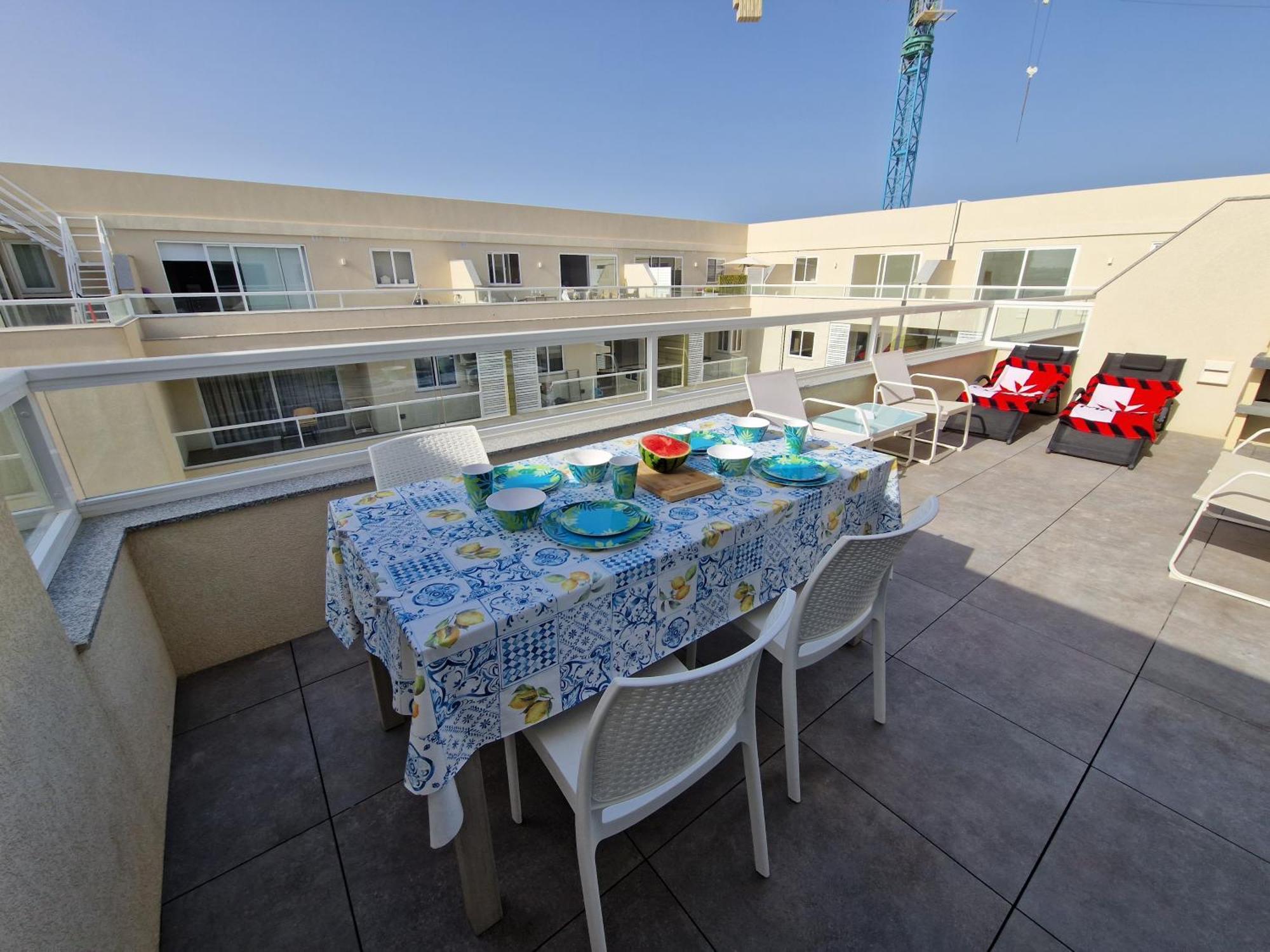 Sea View New Penthouse Terrace & Garage Parking Leilighet San Pawl il-Baħar Eksteriør bilde