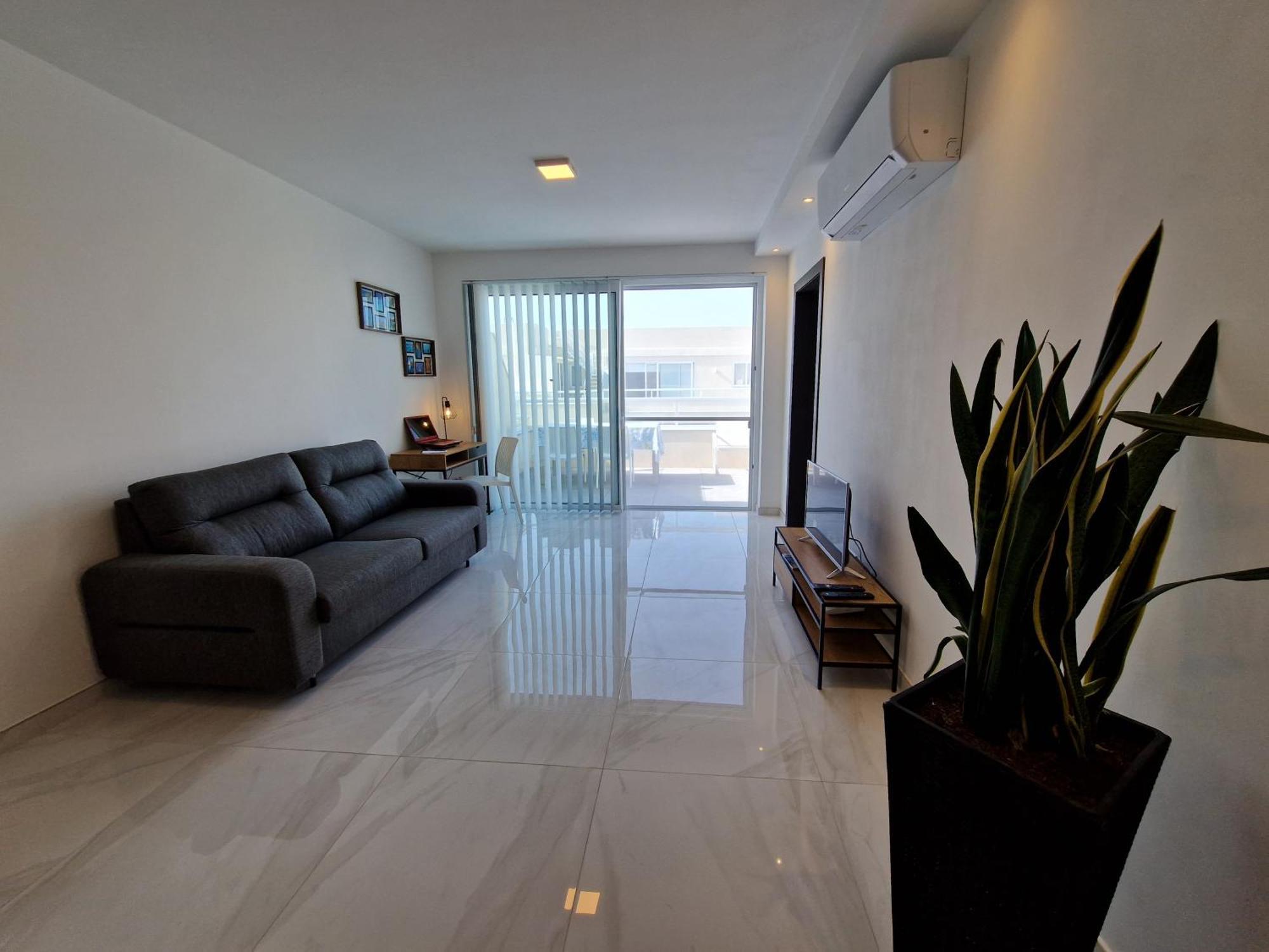 Sea View New Penthouse Terrace & Garage Parking Leilighet San Pawl il-Baħar Eksteriør bilde