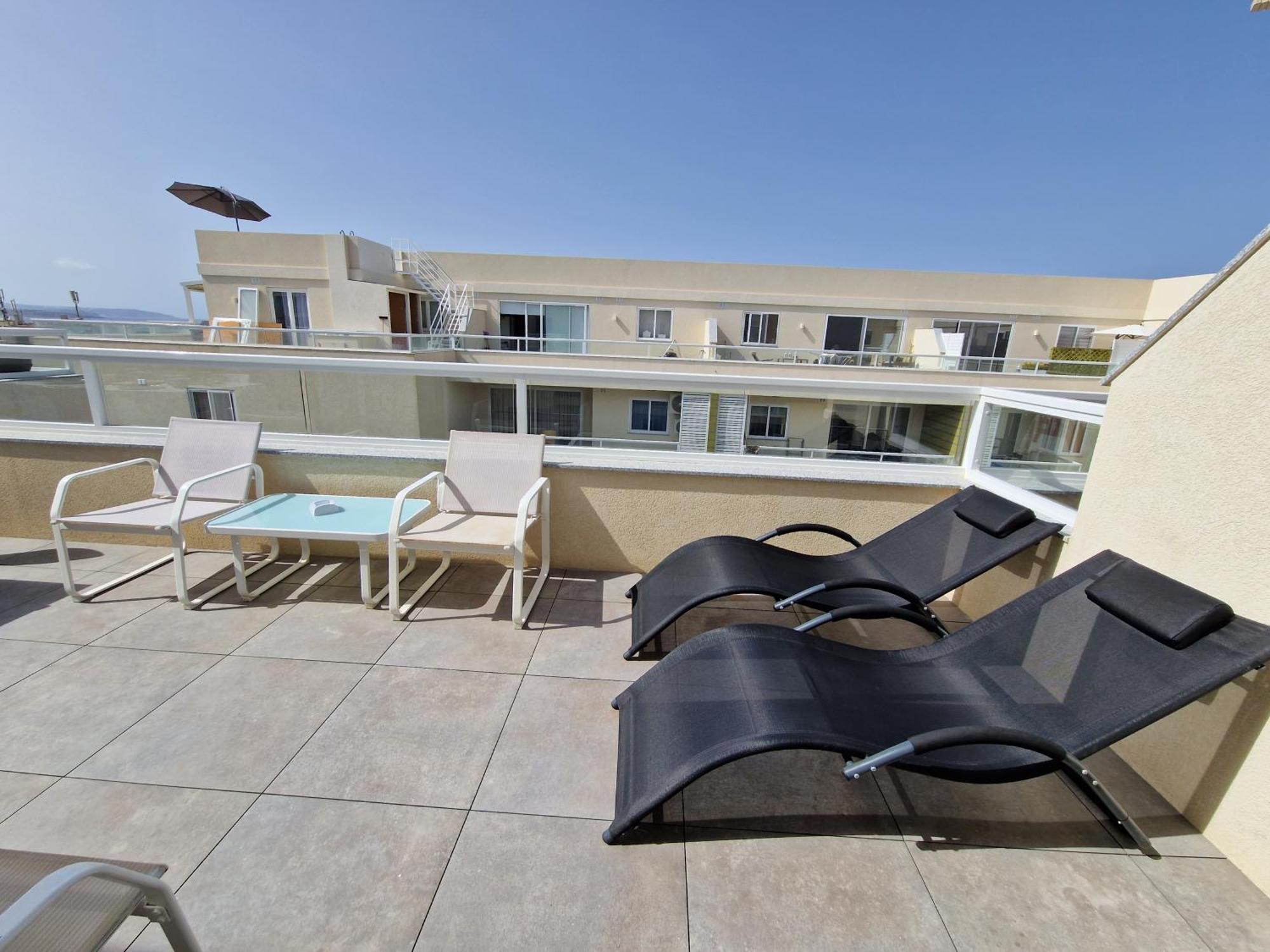 Sea View New Penthouse Terrace & Garage Parking Leilighet San Pawl il-Baħar Eksteriør bilde
